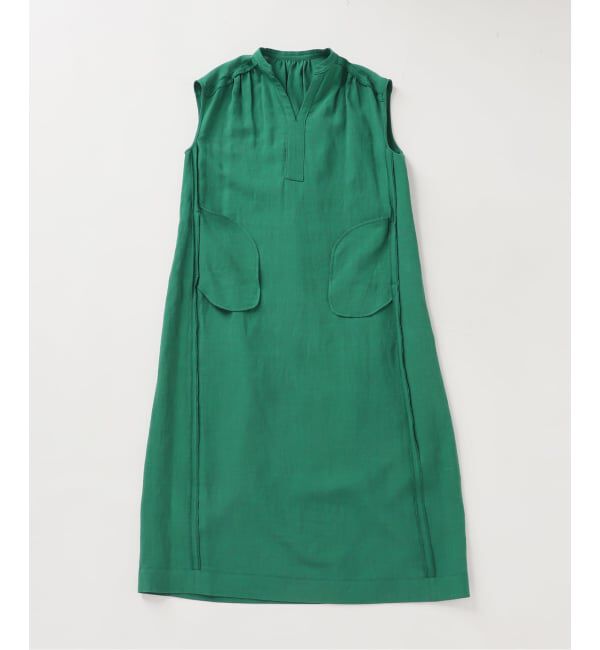 SLOBE IENA「《予約》リネン混キーネックコクーンワンピース」|ワンピース|