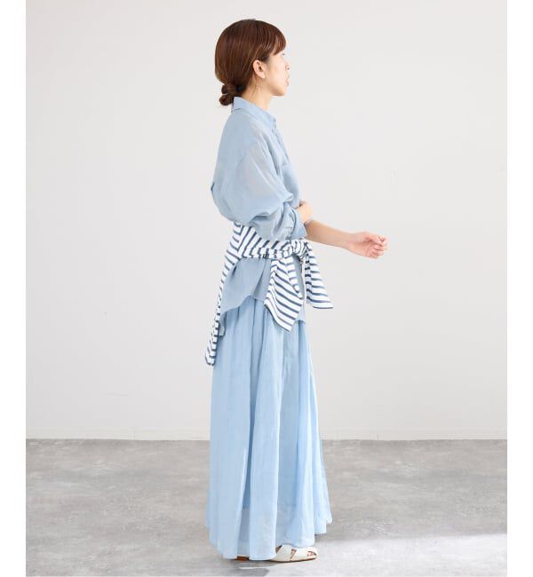 IENA「《セットアップ対応/予約》ラミーレギュラーカラーシャツ」|シャツ・ブラウス|