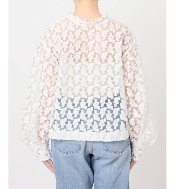 IENA「《追加予約》フラワー刺繍レース2WAYブラウス」|シャツ・ブラウス|
