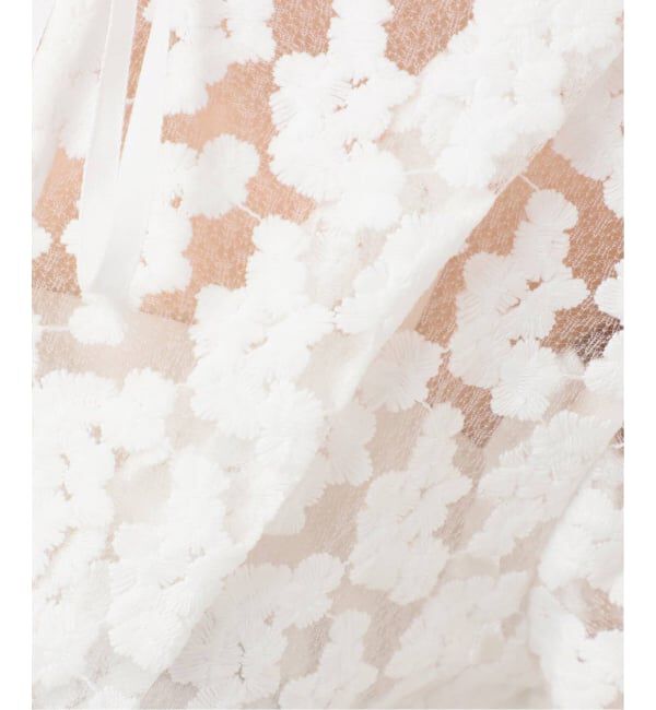 IENA「《追加予約》フラワー刺繍レース2WAYブラウス」|シャツ・ブラウス|