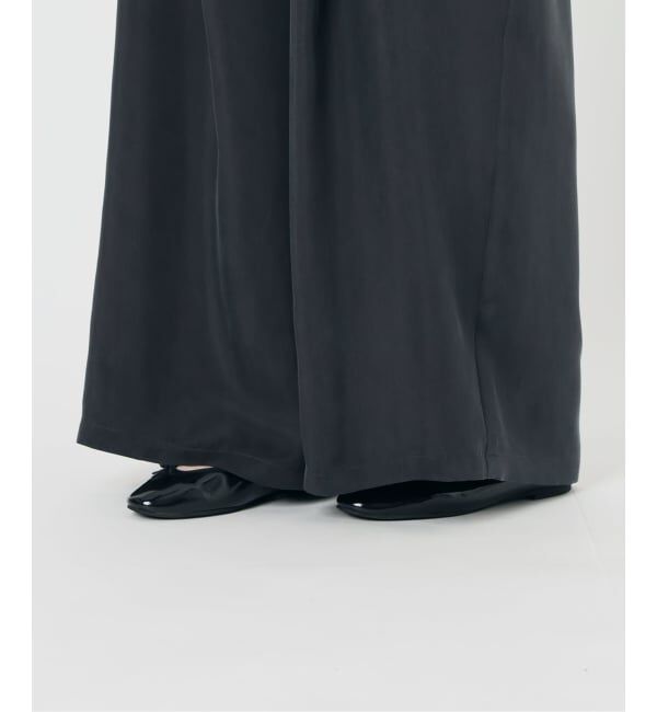 IENA「《予約》ウォッシャブル キュプラオーバーフレンチオールインワン」|オールインワン|