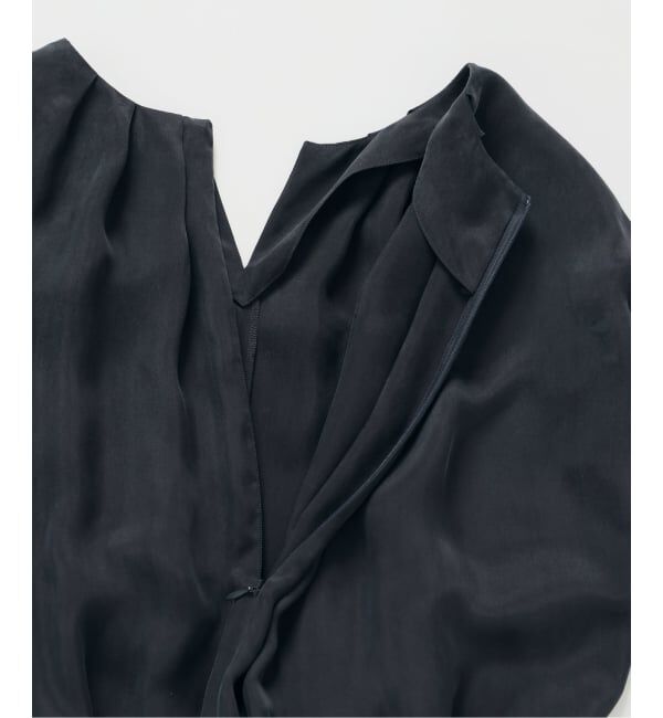 IENA「《予約》ウォッシャブル キュプラオーバーフレンチオールインワン」|オールインワン|