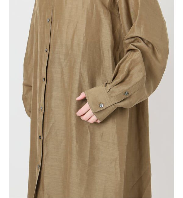 IENA「《予約》ラミーリヨセルシャツワンピース」|ワンピース|