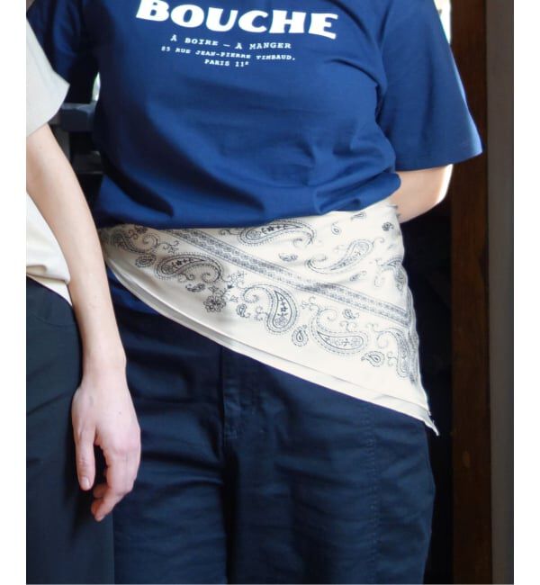 SLOBE IENA「《予約》BOUCHE SLOBE別注 シルクバンダナ」|バンダナ・スカーフ|