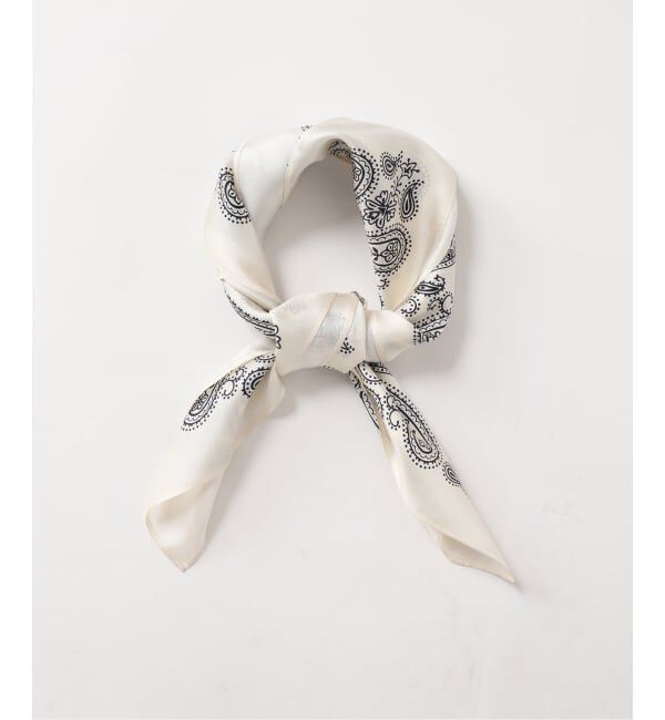 SLOBE IENA「《予約》BOUCHE SLOBE別注 シルクバンダナ」|バンダナ・スカーフ|