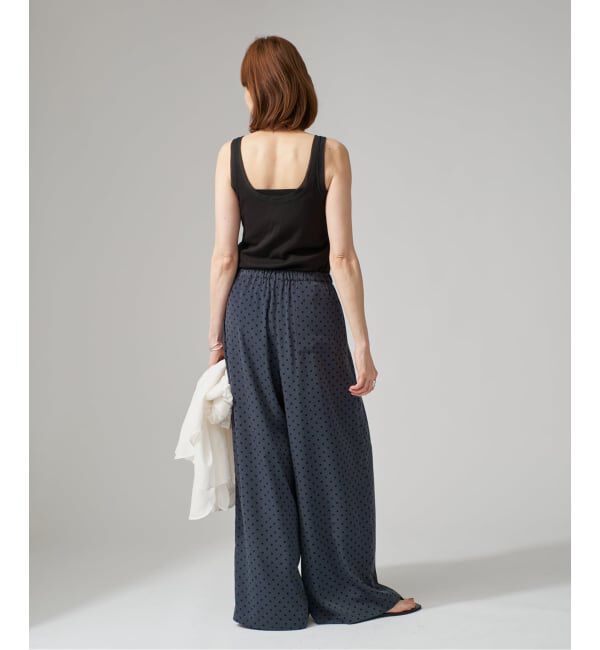 VERMEIL par iena「リブオーガンジートリム タンクトップ」|タンクトップ|