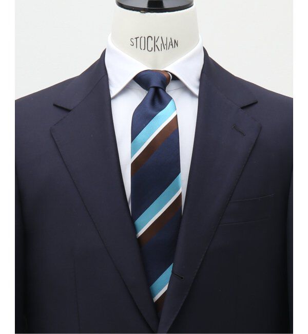 EDIFICE「PB マルチストライプ タイ」|ネクタイ・蝶ネクタイ|ネイビー