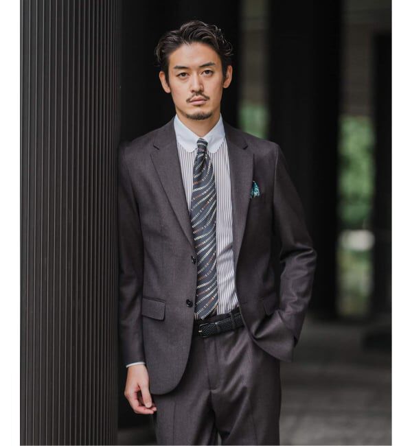 EDIFICE「SUPER 120&rsquo;s ウールサキソニー 2ボタン ジャケット【セットアップ着用可能】」|テーラードジャケット|