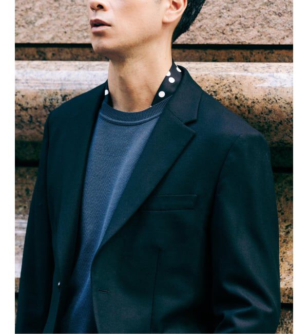 EDIFICE「SUPER 120&rsquo;s ウールサキソニー 2ボタン ジャケット【セットアップ着用可能】」|テーラードジャケット|