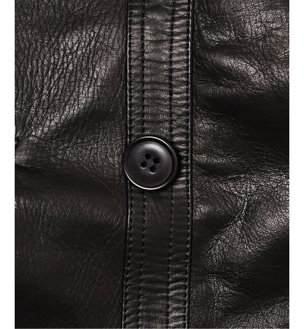 EDIFICE「【L`etiquette &times; EDIFICE】Le Corbusier レザー ジャケット」|ライダースジャケット|