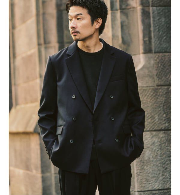 417 EDIFICE「TW ツイル  W ジャケット "セットアップ着用可能"」|テーラードジャケット|