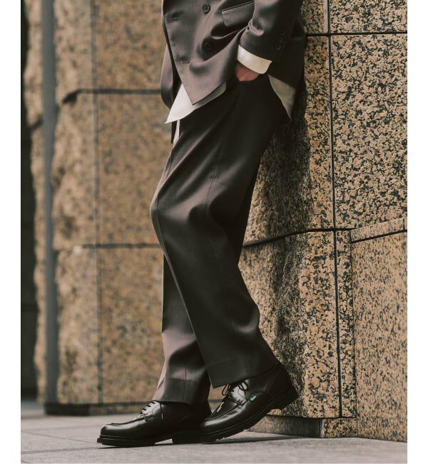 417 EDIFICE「TWツイル 2タックパンツ "セットアップ着用可能"」|スラックス|