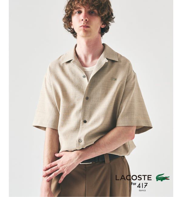 417 EDIFICE「【LACOSTE / ラコステ】417別注 クレープシャツ」|シャツ・ブラウス|
