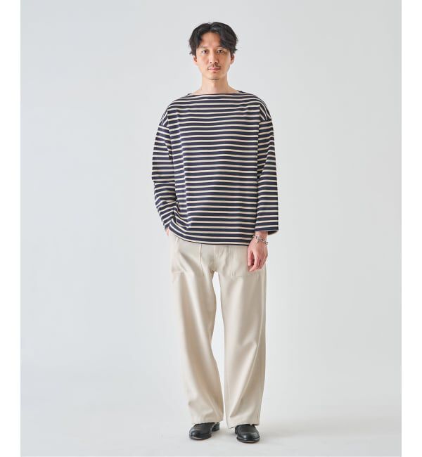 EDIFICE「SAINT JAMES (セントジェームス) 別注 ウエッソン ルーズ ボーダー」|Tシャツ・カットソー|