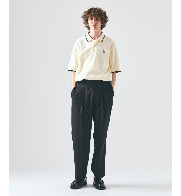 417 EDIFICE「TRツイル 2タックパンツ」|スラックス|