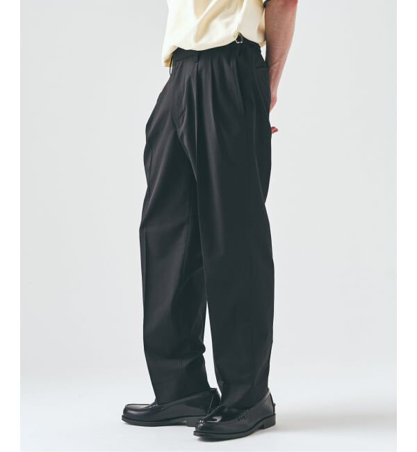 417 EDIFICE「TRツイル 2タックパンツ」|スラックス|