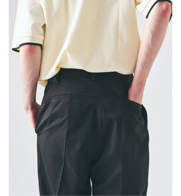 417 EDIFICE「TRツイル 2タックパンツ」|スラックス|