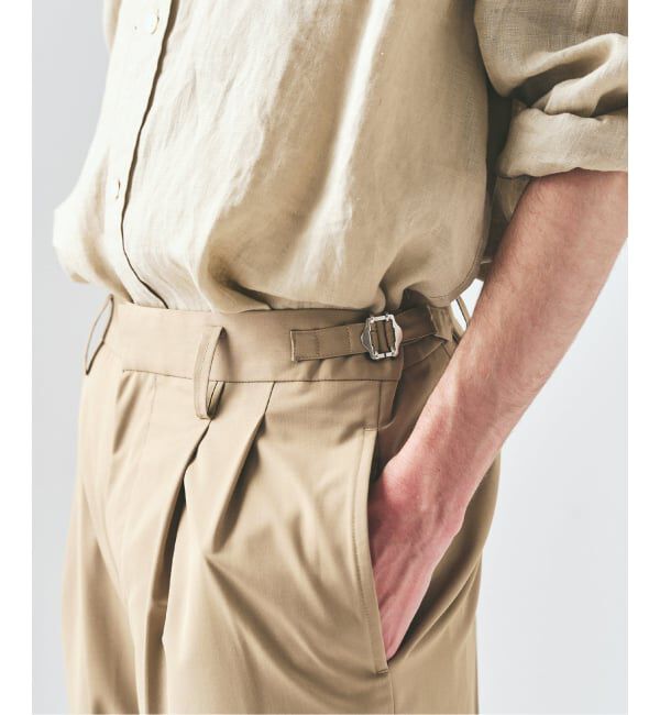 417 EDIFICE「TRツイル 2タックパンツ」|スラックス|