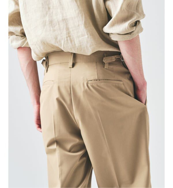 417 EDIFICE「TRツイル 2タックパンツ」|スラックス|