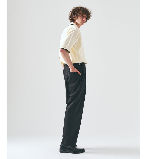 417 EDIFICE「TRツイル 2タックパンツ」|スラックス|