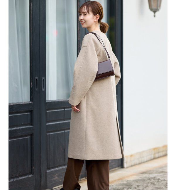 JOURNAL STANDARD「スーパー140ビーバーノーカラーコート」|ノーカラーコート|