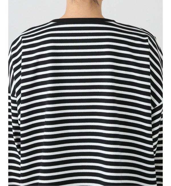 journal standard luxe「ラメボーダー クルーネックBigプルオーバー」|Tシャツ・カットソー|