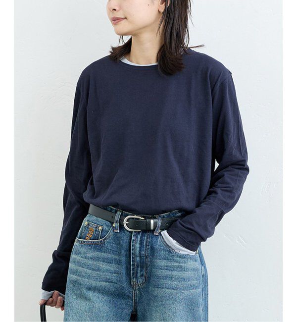 JOURNAL STANDARD「《追加3》クルーネックシアーロングTシャツ」|Tシャツ・カットソー|