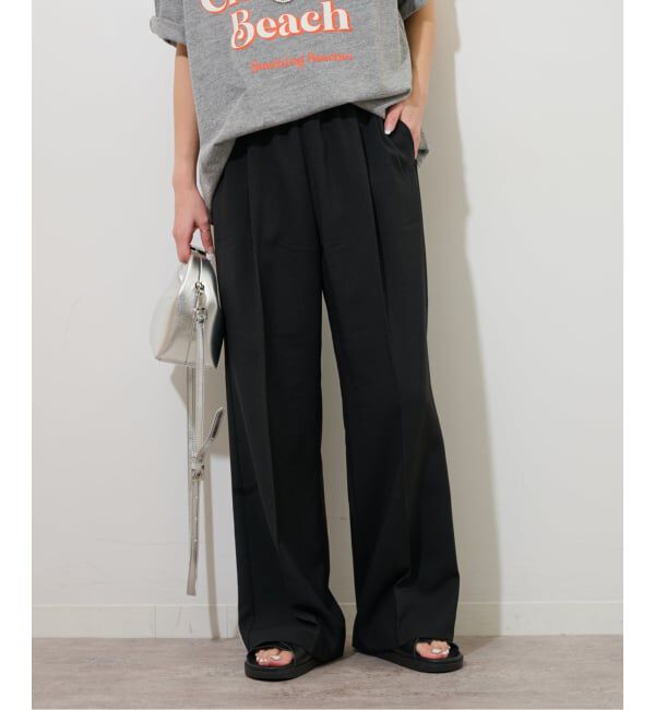 JOURNAL STANDARD relume「《WEB限定追加6》マットウースフレアタックパンツ」|スラックス|