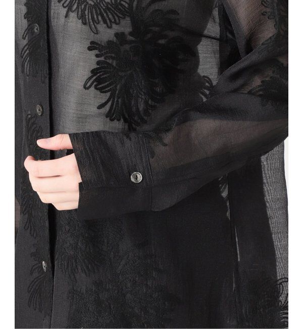 JOURNAL STANDARD「《追加2》シアーレースビッグシャツ」|シャツ・ブラウス|