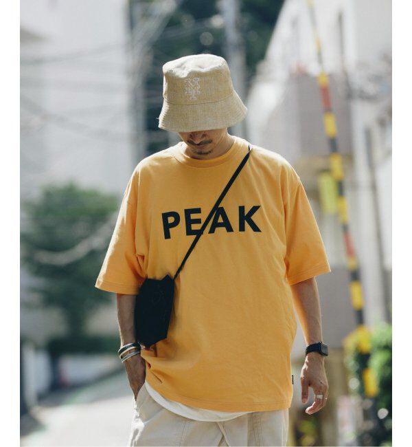 JOURNAL STANDARD relume「SNOW PEAK / スノーピーク 別注 &rdquo;PEAK SNOW&rdquo; ロゴTシャツ」|Tシャツ・カットソー|
