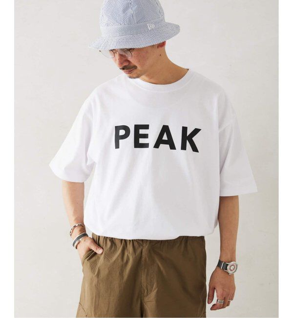 JOURNAL STANDARD relume「SNOW PEAK / スノーピーク 別注 &rdquo;PEAK SNOW&rdquo; ロゴTシャツ」|Tシャツ・カットソー|