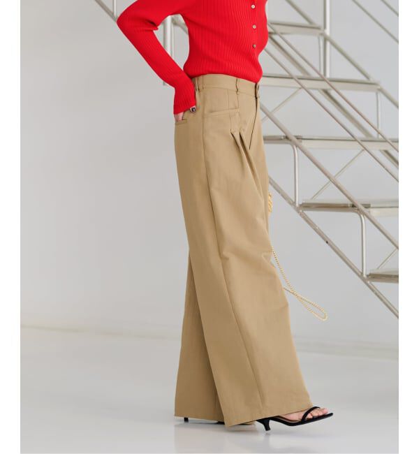 JOURNAL STANDARD relume「《追加 / 新色》2タックワイドパンツ」|チノ|