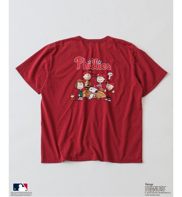 JOURNAL STANDARD relume「PEANUTS 別注 MLB ベースボール プリントTシャツ」|Tシャツ・カットソー|
