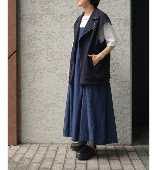 journal standard luxe「MIXツィードライダースベスト」|ダウンベスト・ベスト|