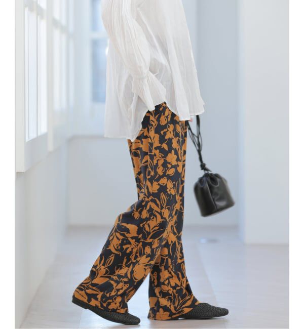 JOURNAL STANDARD relume「バイカラーリーフプリントパンツ」|その他|