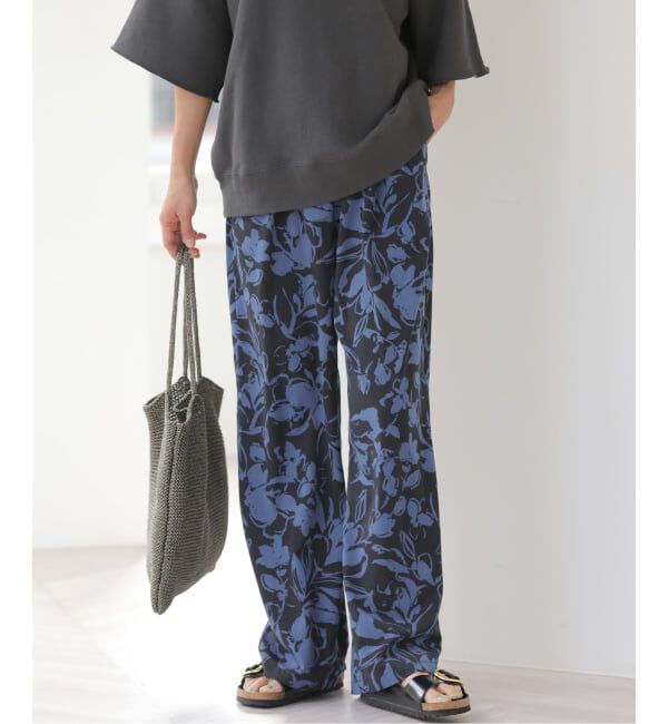 JOURNAL STANDARD relume「バイカラーリーフプリントパンツ」|その他|