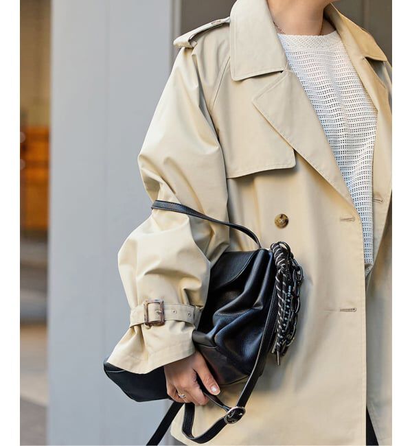 JOURNAL STANDARD「《追加2》ハイカウントミディートレンチコート」|トレンチコート|