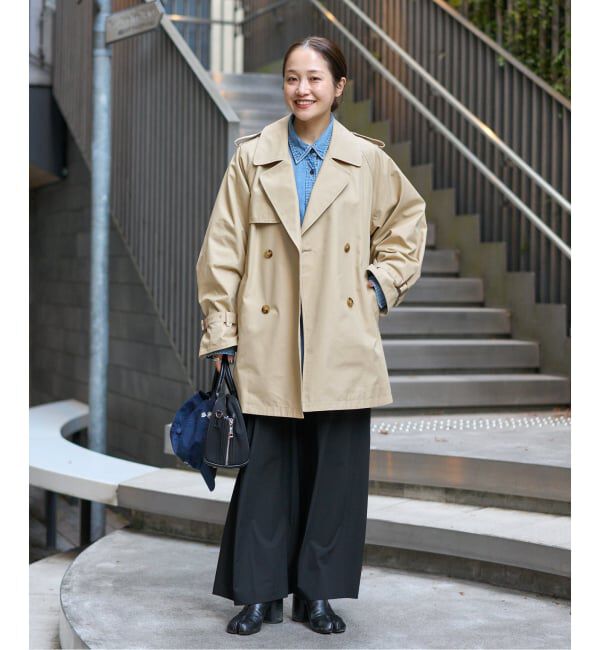 JOURNAL STANDARD「《追加2》ハイカウントミディートレンチコート」|トレンチコート|