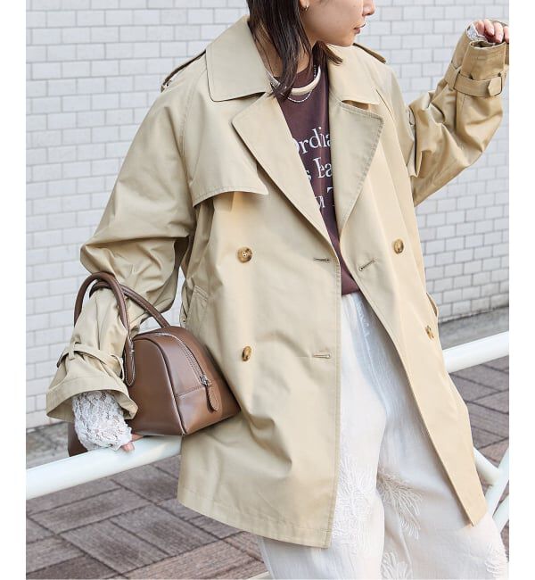 JOURNAL STANDARD「《追加2》ハイカウントミディートレンチコート」|トレンチコート|