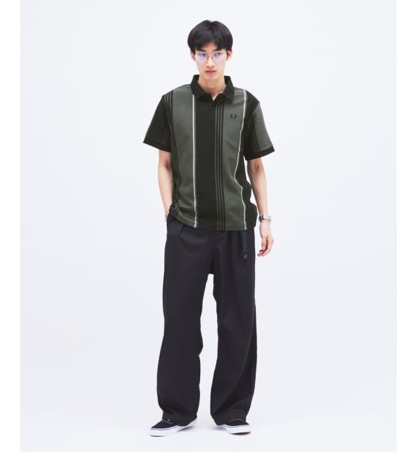 JOURNAL STANDARD「《予約》FRED PERRY / フレッドペリー 別注 ストライプ ピケ ポロシャツ」|ポロシャツ|