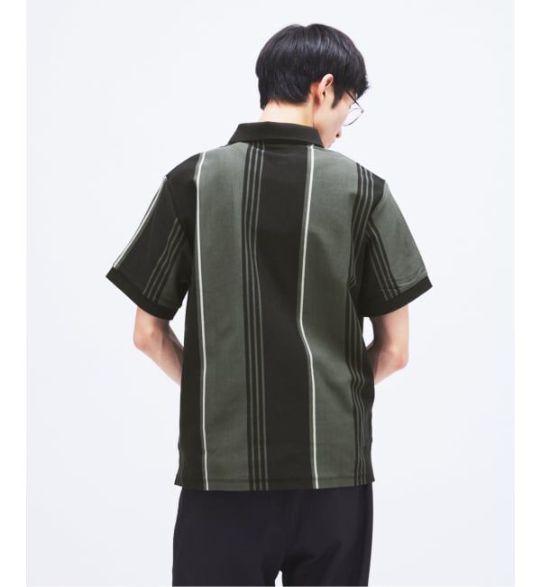 JOURNAL STANDARD「《予約》FRED PERRY / フレッドペリー 別注 ストライプ ピケ ポロシャツ」|ポロシャツ|