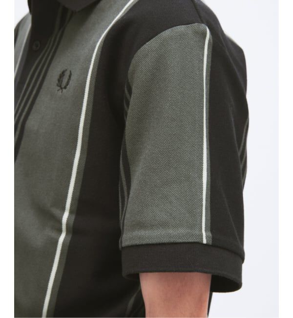 JOURNAL STANDARD「《予約》FRED PERRY / フレッドペリー 別注 ストライプ ピケ ポロシャツ」|ポロシャツ|