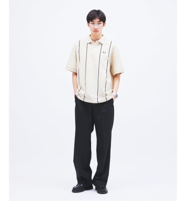JOURNAL STANDARD「《予約》FRED PERRY / フレッドペリー 別注 ストライプ ピケ ポロシャツ」|ポロシャツ|