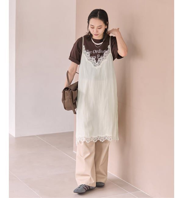 JOURNAL STANDARD「《追加4》フィブリルリヨセルキャミワンピース」|ワンピース|