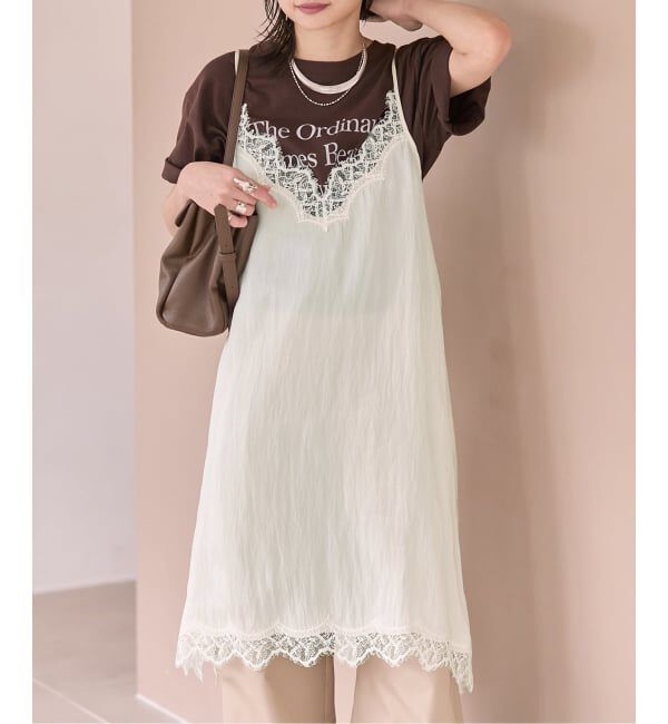 JOURNAL STANDARD「《追加4》フィブリルリヨセルキャミワンピース」|ワンピース|