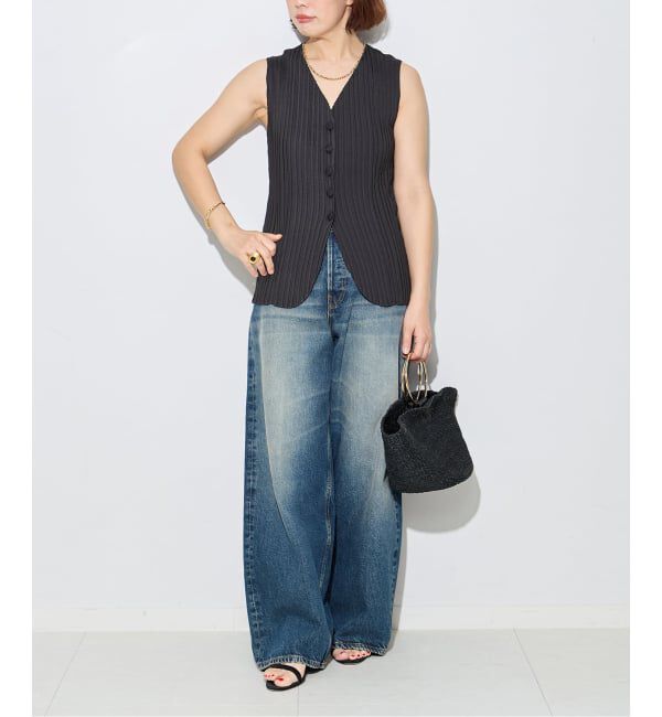 journal standard L'essage「《予約》【Gongdid Design】 Carry Over_Denim_Vest：ベスト」|ベスト・ジレ|