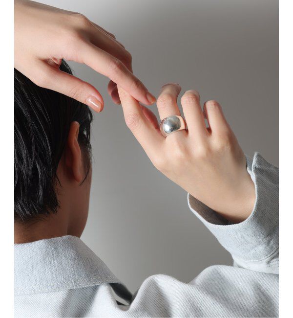 Spick and Span「【SAMH by LILAS】ワイド甲丸リング SV」|リング|