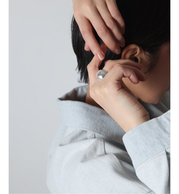 Spick and Span「【SAMH by LILAS】ワイド甲丸リング SV」|リング|