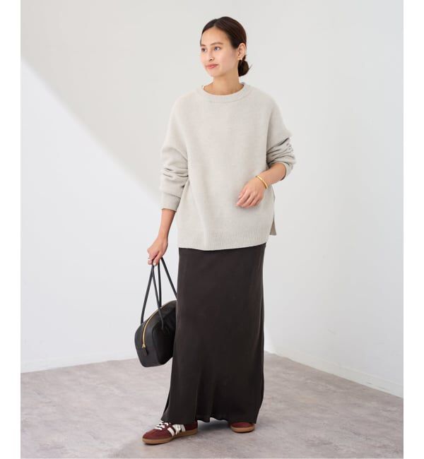 FRAMeWORK「≪追加≫シルキーキュプラバイアススカート2」|スカート|