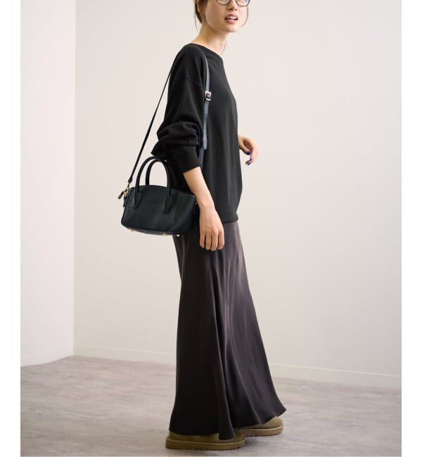 FRAMeWORK「≪追加≫シルキーキュプラバイアススカート2」|スカート|